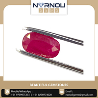 Wertvolle natürliche Rubin Edelsteine Herstellung Schmuck Anhänger Armband Ohrring Rubin Oval Facettiert Lose Edelstein Narnoli Edelsteine Oval schliff