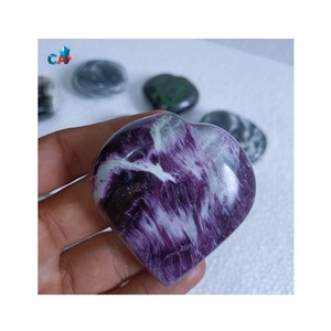 Kammerite ธรรมชาติหัวใจคริสตัลหายากหินควอตซ์กุหลาบสำหรับทำสมาธิการรักษารูปแบบของขวัญงานฝีมือไฟตกแต่ง - Product Image 2