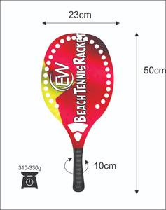 Raquetas de Tenis Playa y Pádel Personalizadas con Logotipos y Combinaciones de Colores, Fibra de Carbono y Vidrio, 310-330g, 50cm - Product Image 4