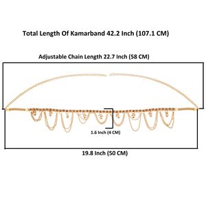 Indian Jewelry Wholesale Gold Plated Crystal Waist <b>Belt</b> Kamarband <b>for</b> <b>Women</b> Jewellery Manufacturers Supplier - Product Image 3