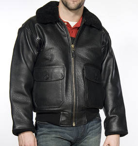 Haute qualité personnalisé laine manches en cuir bomber veste - Product Image 1