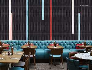 Azulejos de cerámica satinados y mate para pared, azulejos de la serie Marf de 75x2022mm, nuevo diseño para cafetería, escritorio frontal, 300 Foshan - Product Image 6