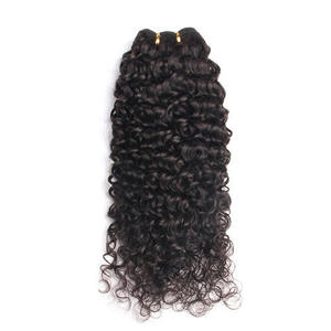Unprocessed Raw Natural Curly Virgin Human Hair <b>Extensions</b> - Product Image 1