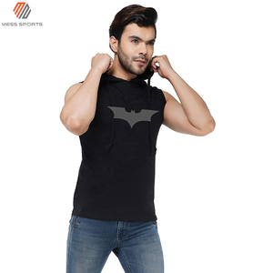 Camiseta sin mangas con capucha para hombre, estilo deportivo, transpirable, de secado rápido, para gimnasio, fitness, running y entrenamiento. - Product Image 3
