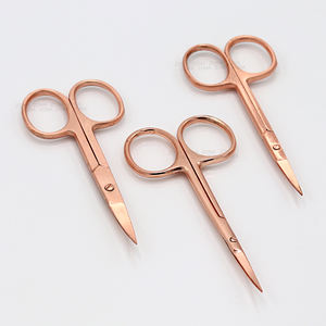 Private Label Super Sharp Stainless Steel Eyelash Extension <b>Scissors</b> Straight Blade with Blunt Tip for Beauty <b>Manicure</b> <b>Scissors</b> - Product Image 6