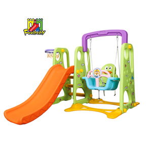 Feelbaby personalizzabile in plastica per bambini Swing con scivolo per giardino educativo residenziale o occasioni pubbliche - Product Image 1