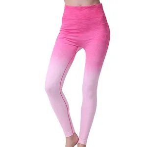 热销女士粉色阴影风格高耐用印花紧身裤
