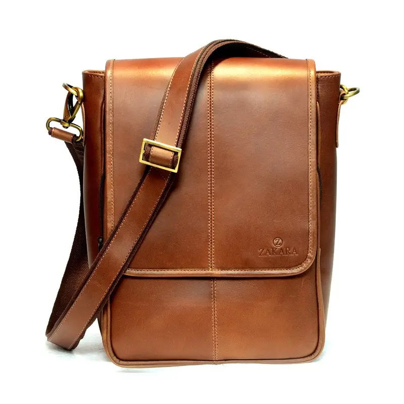 High Quality 100% Pure Leather Messenger Latomi Leather Bag Made With Genuine Leather Sling Satchel Messenger Bag