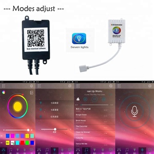 White Case DC12V RGB <strong>Controller</strong> DC 24V for 3528 5050 <strong>2835</strong> 5730 LED <strong>Strips</strong> Compatible with IOS <strong>6</strong>.0 &amp; Android - Product Image 5