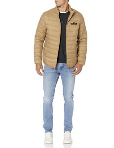 Chaqueta a prueba de viento con capucha de gran tamaño cálida y ligera personalizada para hombre, chaqueta acolchada para hombre - Product Image 2