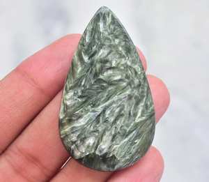 Seraphinite อัญมณีแบบหลวมจากรัสเซีย,อัญมณีทรงหลวมสำหรับเครื่องประดับในราคาโรงงาน - Product Image 6