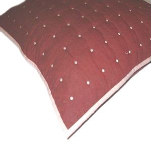 New Design 18x18 Cotton <b>Velvet</b> <b>Quilted</b> Dots Pillow Sham Cushion Cover Zipper Closure Eco-Friendly Customized Color Home Decor - Product Image 6