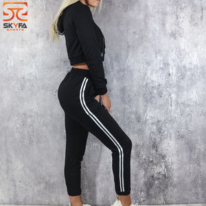 Tops deportivos ajustados con cremallera para mujer, chándal de entrenamiento, moda barata, 2022 - Product Image 3