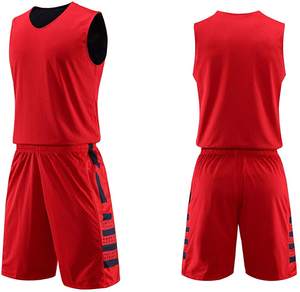 Uniformes de basket-ball vierges à séchage rapide personnalisés entièrement par sublimation, maillot de basket-ball confortable et réversible - Product Image 3