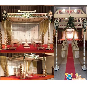 Decoración para Bodas Hindúes, Vidhi Mandap Nashville, Sankheda Mandap Indio para Bodas Tradicionales, Sankheda Mandap Gujarati, Sankheda Mandap Reino Unido - Product Image 1
