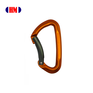 The Rescue Bent Gate Mountain Rock Climbing Hook Aluminum Carabiner - Product Image 1