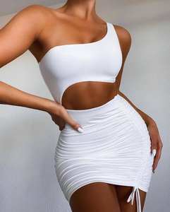 2022 <b>Summer</b> <b>Boho</b> Beach <b>Dress</b> Women Floral Print Ruffle Short Sleeve Mini Wrap Sundress New Season Casual XL Made Chiffon - Product Image 1