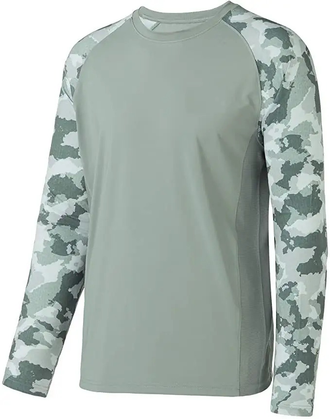 Custom Your Design Sublimation Fishing Jersey Uv Protection Tshirts Men Quick Dry UPF 50+ Long Sleeve Fishing Shirts