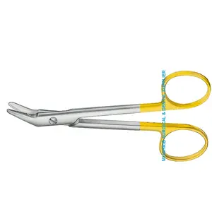 Universal Wire Cutting scissors Serrated Jaw 12cm Gold Plated Handle Tungsten carbide edge inserts Surgical Instruments