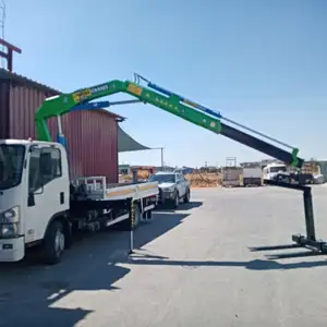 PUMA PMA70B3 Knuckle Boom Truck Crane 5 Ton Rated Load Imported Engine 13.2m Max。Lifting Height