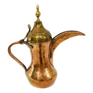Gold Plated Brass Steel Coffee <b>Set</b> Arabic Tea Coffee <b>Set</b> Brass Coffee Tea Pot Copper Arabic Tea Pot Available at Wholesale - Product Image 1