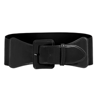 Grace Karin Ceinture en cuir de polyuréthane pour femme, patchwork, boucle classique, ceinture en PU pour femme