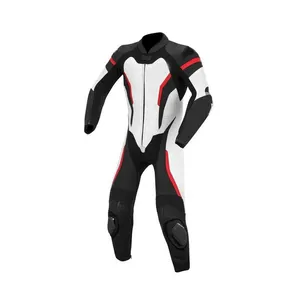 OEM son tarzı motorsiklet takım elbise/özel motosiklet deri yarış takım elbise Biker yarış kıyafeti motosiklet deri