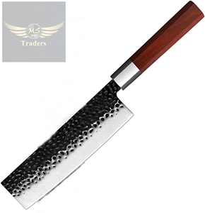 Custom Handmade Professional stainless steel nakiri Kitchen Chef Knife With custom Wooden Box {MS-78} - Product Image 3