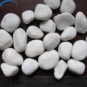 Fournisseur chinois Vente chaude Galets blancs comme neige <span class=keywords><strong>pour</strong></span> les allées de jardin Pavage Aménagement paysager Galets décoratifs - Product Image 3