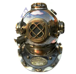 Vintage Diving Divers Helm Nautical Mark V Scuba Kupfer Messing Dekor Taucher helm Exklusive Kollektion Taucher helm