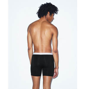 Sous-vêtements en coton solide de haute qualité, logo OEM personnalisé, respirants, caleçons et boxers pour hommes, boxershorts, sous-vêtements sexy. - Product Image 3