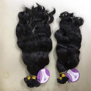 ผมคนเรมี่ต่อผมเชื่อมแบบล่วงหน้า,ผมต่อ Itip/Utip/Vtip/Flat Tip/Nano Ring ผมตรงสีน้ำตาล - Product Image 6