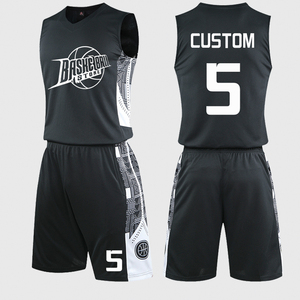 Uniforme de basket-ball personnalisé, vente en gros de tissu maille respirant et réversible avec impression par Sublimation - Product Image 4