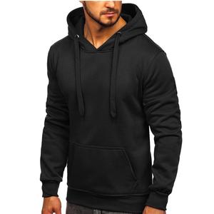 Sweat à capuche surdimensionné pour hommes 100% coton teint uni brodé US EU sweat personnalisé en avocat noir vert pour l'hiver - Product Image 2