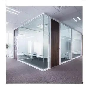 Ebunge Aluminium Modular Fabric Space System Trennwand Wand Klarglas Büromöbel Trennwand