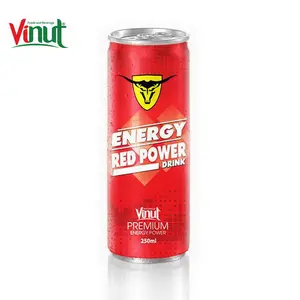 250ml Premium healthy Red Power private-label-energy-drink