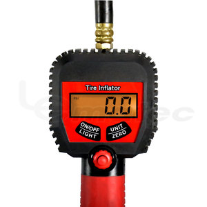 Gonfleur-dégonfleur de pneus numérique LEMATEC 0-200 PSI, manomètre de pression d'air portable pour voiture, camion, SUV - Product Image 2