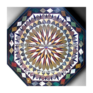 Conception géométrique Table En Marbre - Product Image 1