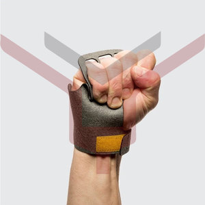 Poignées de gymnastique en carbone, personnalisable avec Logo, pour la musculation, haltérophilie, 3 trous - Product Image 6