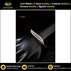 Anshul Bijoux Handmade Unisex <b>Copper</b> <b>Bracelet</b> Set African Design Beaded Zirconia Brass Bangles Diamond Number Shape Wedding - Product Image 5