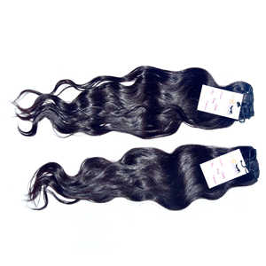 วิกผมธรรมชาติทำจากผมธรรมชาติไม่ผ่านกระบวนการ,ผมถักแบบชาวกัมพูชาไม่พันกันไม่มีสารเคมีมัดผมบริสุทธิ์แบบมองโกเลียนุ่มและเนียน - Product Image 1