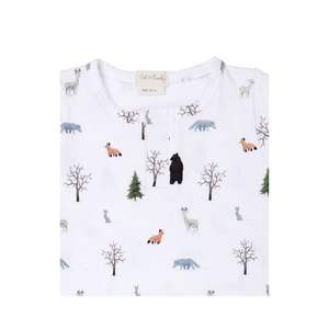 Kimono unisex para recién nacido, ropa de dormir con estampado - Product Image 5