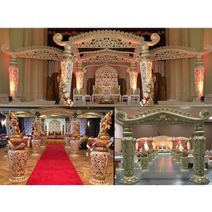 Mandapam งานแต่งงานของมหารานีมานเดอมีแรงบันดาลใจงานแต่งงานทางทิศใต้ Kalyana Mandapam เหตุการณ์แต่งงานหลวง - Product Image 1