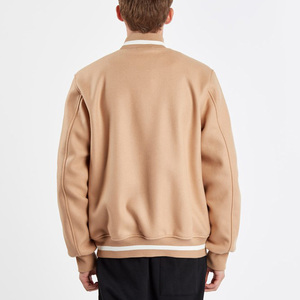 OEM New <b>men</b> winter unisex button down college letterman <b>bomber</b> <b>jackets</b> custom baseball <b>varsity</b> <b>jacket</b> - Product Image 4