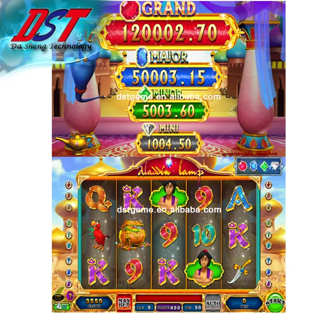 Heet Verkoop Populaire Jackpot Verticale Screen Slot Aladdinlamp Linking Casino Spel