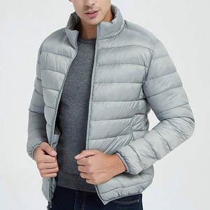 Chaqueta acolchada de invierno para hombre OEM personalizable con cuello levantado, ropa de abrigo con burbujas, ropa de abrigo para la temporada de otoño - Product Image 3