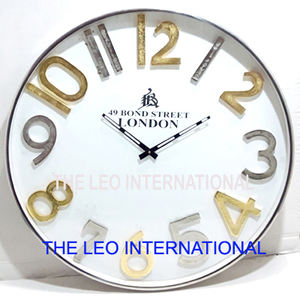 Horloge murale moderne pour la maison, en acier inoxydable, style antique unique, art décoratif, style classique moderne de luxe - Product Image 5