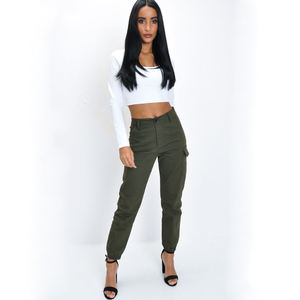 กางเกงคาร์โก้ทรงหลวมสำหรับผู้หญิง คุณภาพพรีเมียม ขายดี สีมัดดี้ ไซส์พลัส สวมใส่สบาย กันน้ำ ระบายอากาศ กันลม - Product Image 5
