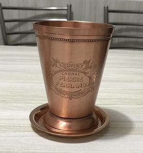 Tazas de mula de Moscú martilladas de cobre puro 100% con vasos con acabado brillante, cócteles de cerveza por fabricante indio - Product Image 2