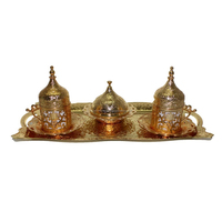 Ensemble de tasses à café turc, style ottoman, anatolien, grec, arabe, en cuivre, pour expresso, authentique, vente en gros, coffrets cadeaux islamiques, Amazon